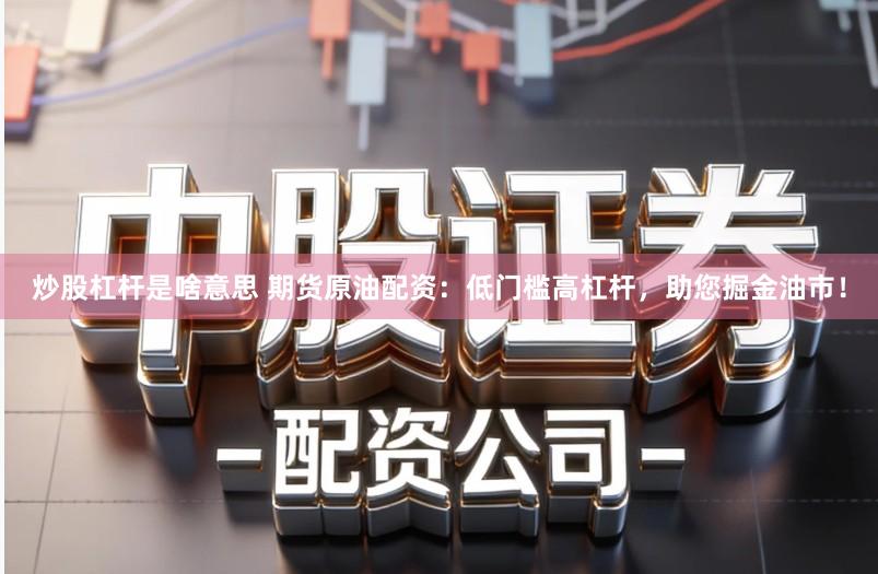炒股杠杆是啥意思 期货原油配资：低门槛高杠杆，助您掘金油市！