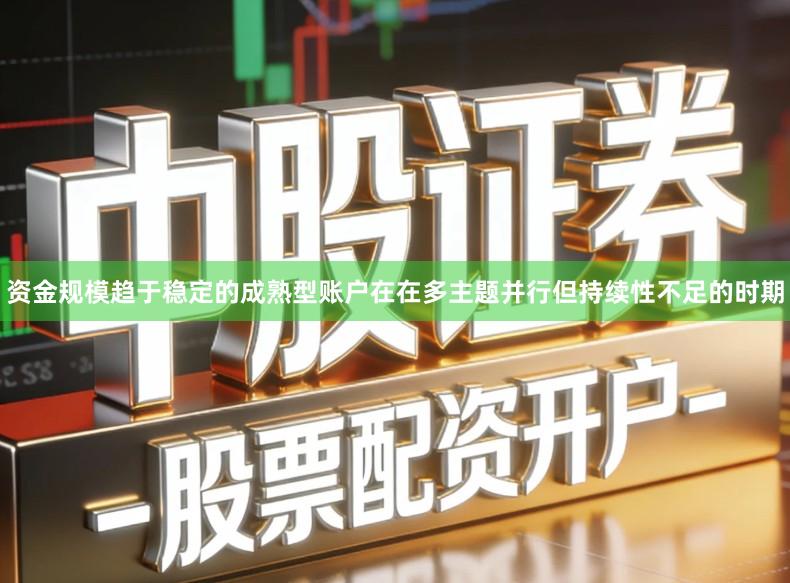 资金规模趋于稳定的成熟型账户在在多主题并行但持续性不足的时期