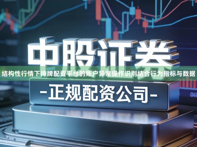 结构性行情下持牌配资平台的账户异常操作识别结合行为指标与数据